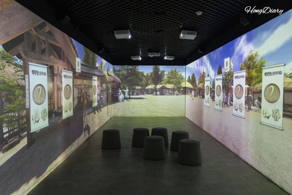 大邱薬令市韓医薬博物館のデジタル体験ゾーン