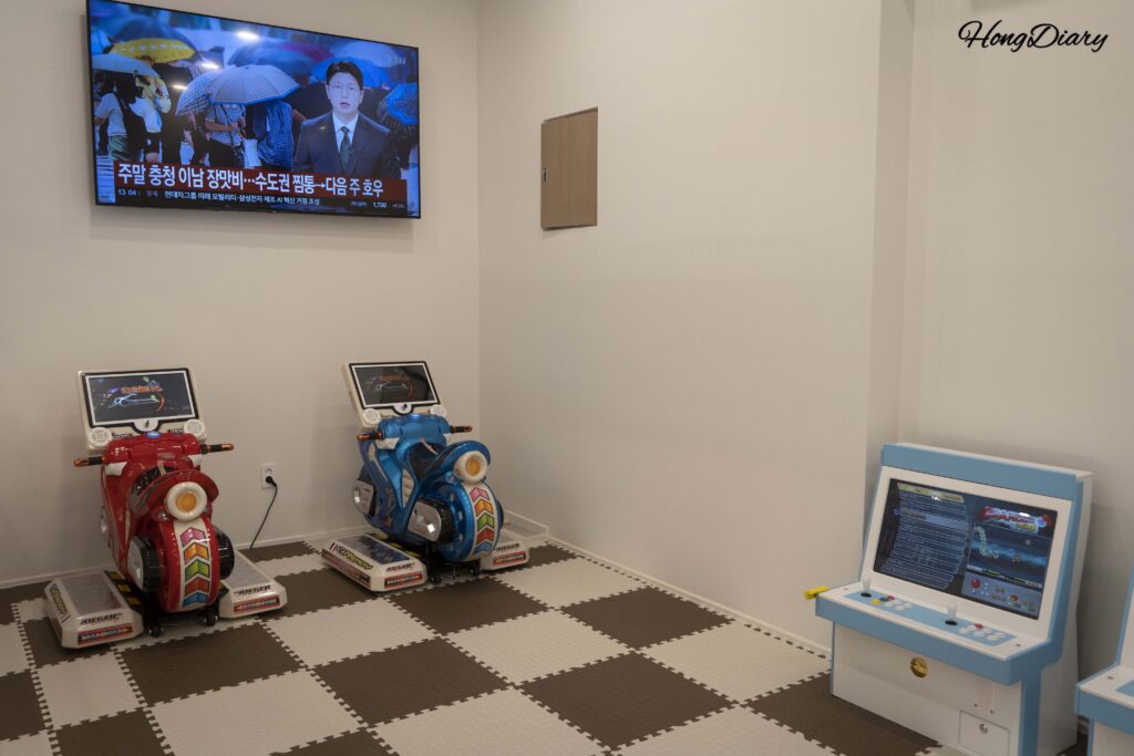 Kids play area inside Irojeong chueotang restaurant in Gumi, South Korea