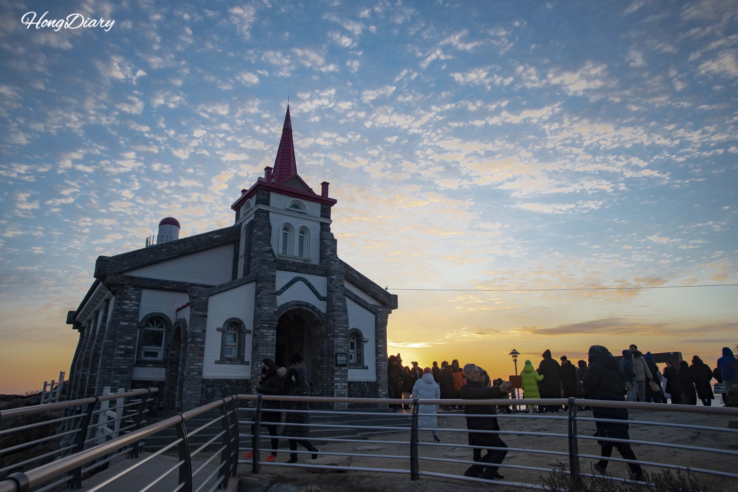 This Church on a Busan Cliff Isn’t Real — But the Sunrise Behind It Is