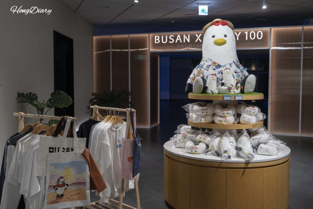 X the Gift souvenir shop on the 98th floor of Busan X the Sky in Haeundae, Busan