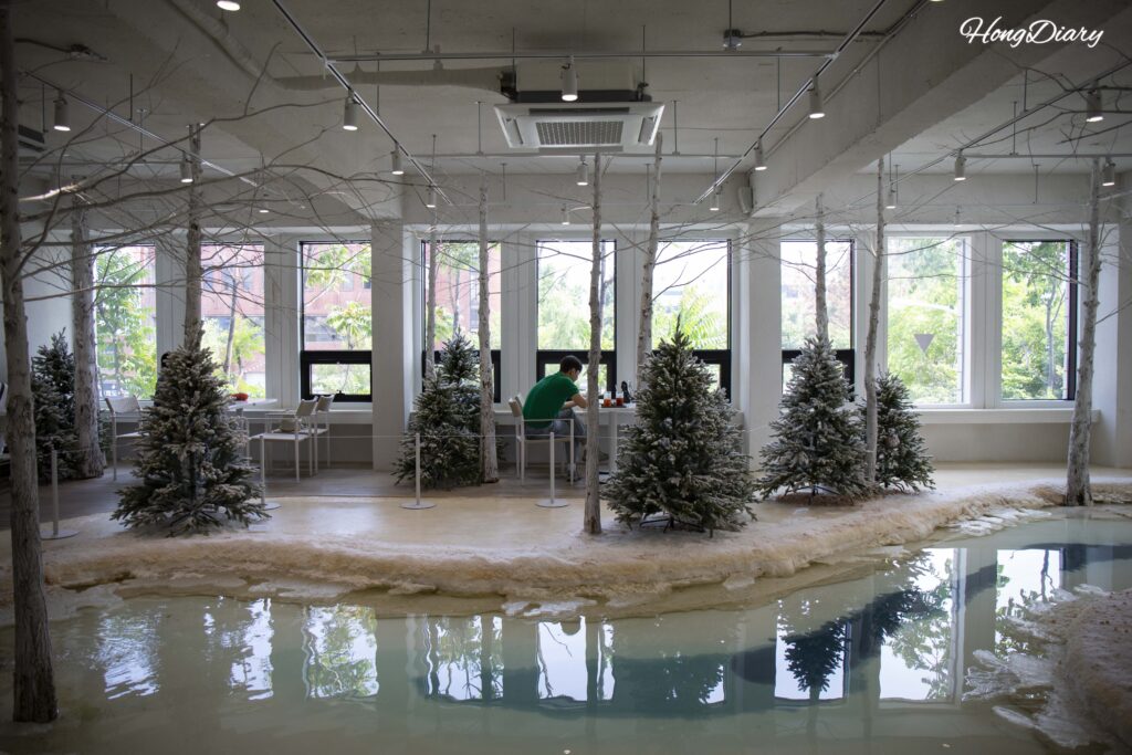 Sala de invierno del café Yeoldudal Miryang