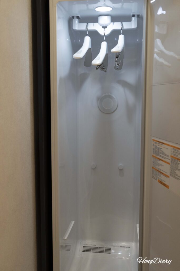 LG Styler garment care system inside the Deluxe room at Giverny Hotel Gyeongju